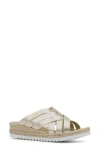 Aquatalia Aura Wedge Sandal In Silver