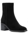 Aquatalia Bellina Weatherproof Suede Boot In Black