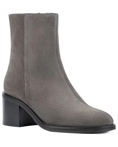 Aquatalia Bellina Weatherproof Suede Boot In Gray