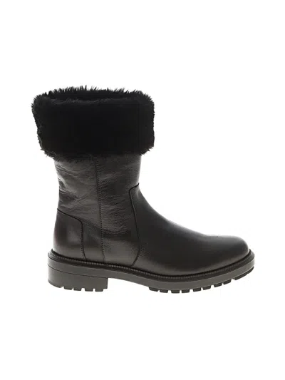 Pre-owned Aquatalia Boots In Black
