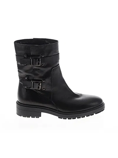 Pre-owned Aquatalia Boots In Black