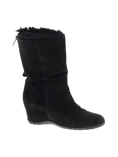 Pre-owned Aquatalia Boots In Black