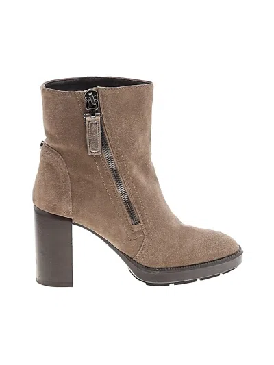 Pre-owned Aquatalia Boots In Brown