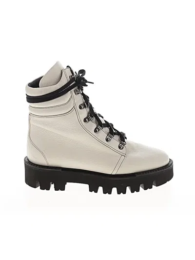Pre-owned Aquatalia Boots In White