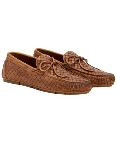 Aquatalia Brian Leather Moccasin In Brown