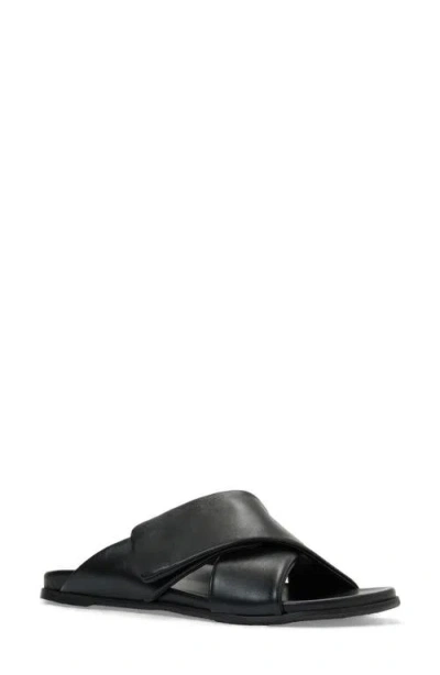 Aquatalia Cabra Slide Sandal In Black