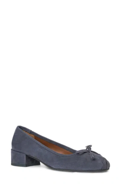 Aquatalia Camalfi Water Resistant Suede Pump In Multi