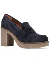 Aquatalia Caprie Weatherproof Suede Pump In Blue