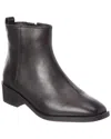 Aquatalia Carisa Waterproof Leather Bootie In Black