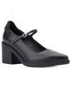 Aquatalia Casha Weatherproof Leather Pump In Black
