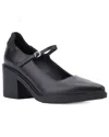 Aquatalia Casha Weatherproof Leather Pump In Black