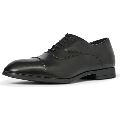 Aquatalia Centro Cap Toe Oxford In Black