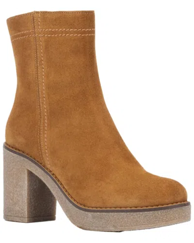 Aquatalia Chara Weatherproof Suede Boot In Brown
