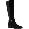 Aquatalia Claudette Water Resistant Knee High Boot In Black