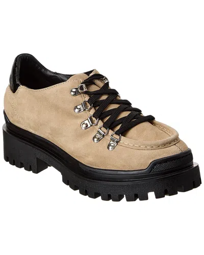 Aquatalia Claudina Weatherproof Leather Oxford In Beige