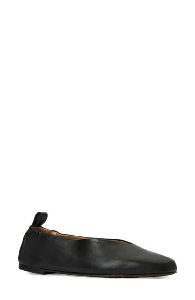 Aquatalia Clio Weatherproof Flat In Black