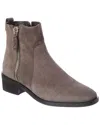 Aquatalia Colbie Waterproof Suede Bootie In Gray