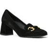 Aquatalia Corrina Loafer Pump In Black