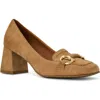Aquatalia Corrina Loafer Pump In Brown
