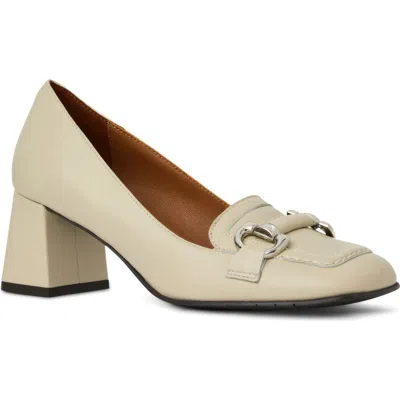 Aquatalia Corrina Loafer Pump In White