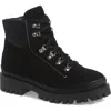 Aquatalia Cynthia Suede Nylon Lace-up Hiker Boots