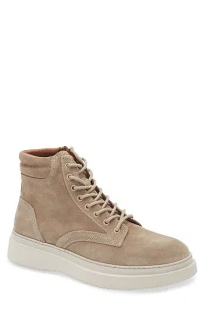 Aquatalia Dante Lace-up Boot In Light Taupe