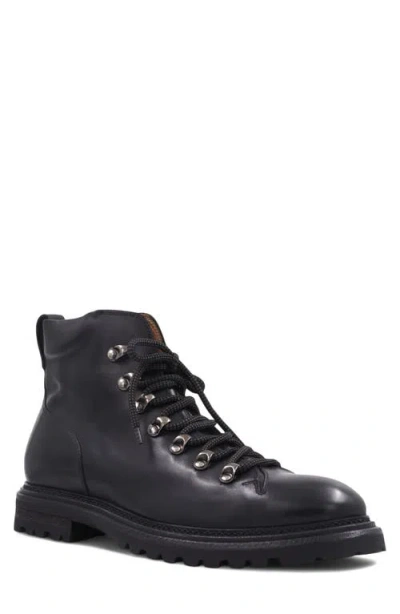 Aquatalia Denali Water Resistant Lace-up Boot In Black