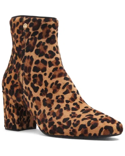 Aquatalia Domani Weatherproof Haircalf Bootie In Leopard Haircalf