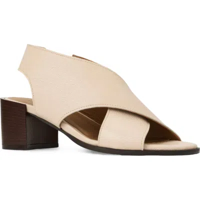 Aquatalia Dovera Weatherproof Slingback Sandal In Neutral