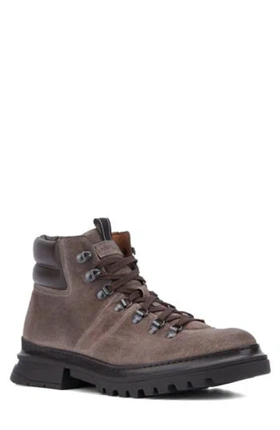 Aquatalia Edwin Weatherproof Lace-up Boot In Brown