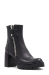 Aquatalia Emma Water Resistant Platform Bootie In Black