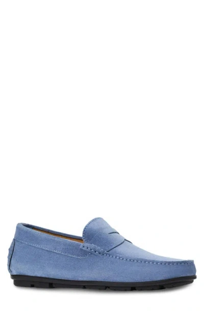 Aquatalia Enzo Water Resistant Driving Loafer In Blue