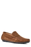 Aquatalia Enzo Water Resistant Driving Loafer In Brown