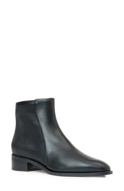 Aquatalia Felice Waterproof Leather Bootie In Blue