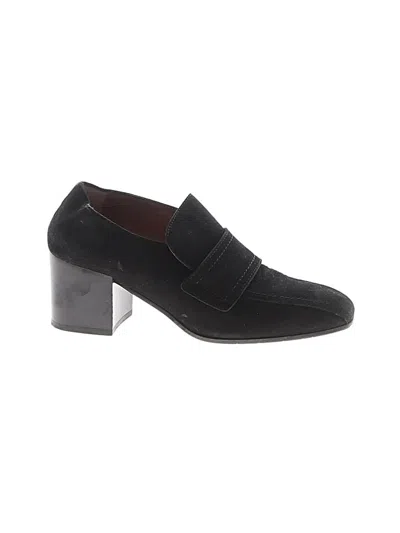 Pre-owned Aquatalia Flats In Black