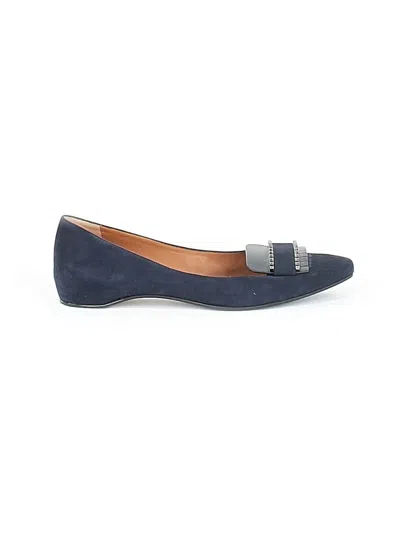 Pre-owned Aquatalia Flats In Blue