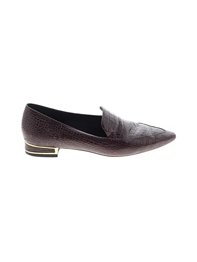 Pre-owned Aquatalia Flats In Burgundy