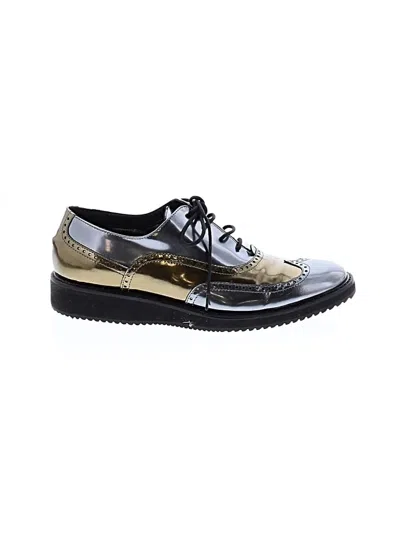 Pre-owned Aquatalia Flats In Gold