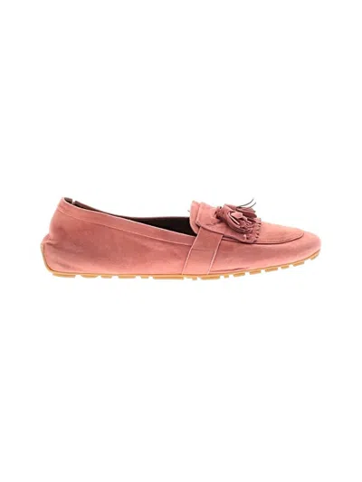 Pre-owned Aquatalia Flats In Pink