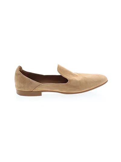 Pre-owned Aquatalia Flats In Tan