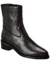 Aquatalia Gaetanna Weatherproof Leather Boot In Black