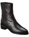 Aquatalia Gaetanna Weatherproof Leather Boot In Black