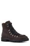 Aquatalia Gustavo Zip Combat Boot In Burgundy