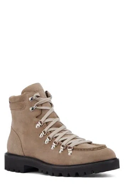 Aquatalia Gustavo Zip Combat Boot In Brown