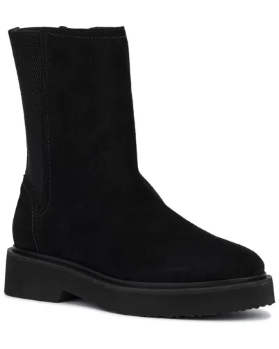 Aquatalia Henlsey Weatherproof Suede Boot In Black