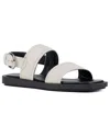 Aquatalia Joni Leather Sporty Slingback Sandals In Multi