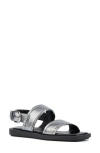 Aquatalia Joni Slingback Sandal In Anthracite