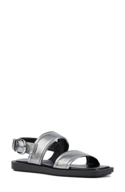 Aquatalia Joni Slingback Sandal In Anthracite