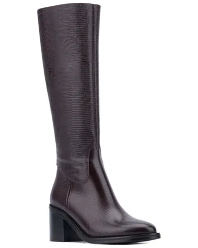 Aquatalia Josephina Weatherproof Leather Boot In Black