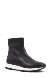 Aquatalia Kit Leather Bootie In Black